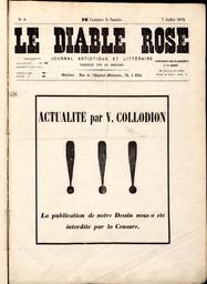 Le Diable rose. Edition du dimanche 7 juillet 1872 | 