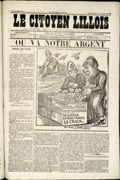 Le Vrai lillois. Edition du dimanche 28 mars 1886 | 