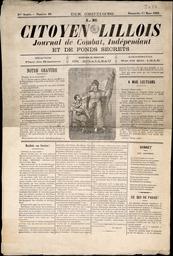 Le Vrai lillois. Edition du dimanche 17 mars 1889 | 
