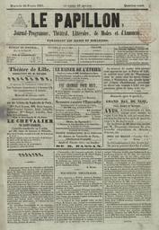 Le Nouvelliste de Lille et de Wazemmes. Edition du dimanche 23 février 1851 | 