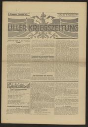 Liller Kriegszeitung. Edition du mercredi 5 décembre 1917 | 