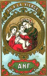 A la vierge | A.H.F. [A. Humbert Frères]