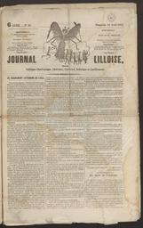 Abeille lilloise (L'). Edition du dimanche 18 avril 1852 | 