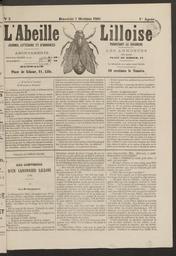 Abeille lilloise (L'). Edition du dimanche 7 octobre 1866 | 