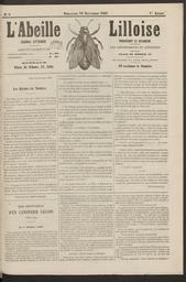Abeille lilloise (L'). Edition du dimanche 18 novembre 1866 | 