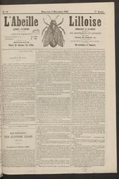 Abeille lilloise (L'). Edition du dimanche 2 décembre 1866 | 