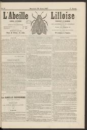 Abeille lilloise (L'). Edition du dimanche 28 avril 1867 | 