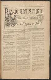 Revue artistique, théâtrale et mondaine de la région du Nord