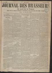 Journal des Brasseurs du Nord de la France : organe spécial du syndicat des Brasseurs des départements du Nord, Pas-de-Calais, Aisne, Somme et Ardennes