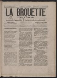 La Brouette tourquenoise : journal pasquille, drôlatique et divertissant