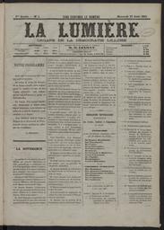 La Lumière : organe de la démocratie lilloise