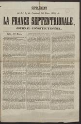 La France septentrionale : journal constitutionnel. Politique, commerce, littérature