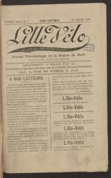 Lille vélo : journal vélocipédique de la région du Nord, paraissant tous les jeudis