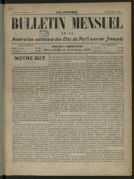 Bulletin mensuel de la Fédération nationale des élus du Parti ouvrier français