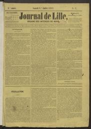 Journal de Lille : organe des intérêts du Nord