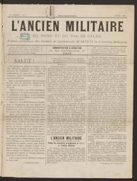 L'Ancien militaire du Nord et du Pas-de-Calais : tribune périodique des sociétés de combattants de 1870-1871 et d'anciens militaires