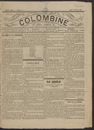 Colombine : hebdomadaire et mondain, organe des fils des trouvères