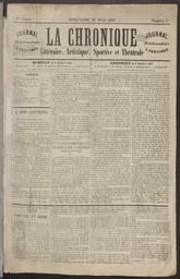 La Chronique littéraire, artistique, sportive et théatrale