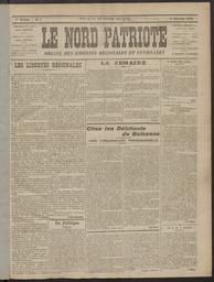 Le Nord Patriote : organe des libertés régionales et syndicales [puis] Journal hebdomadaire catholique et royaliste