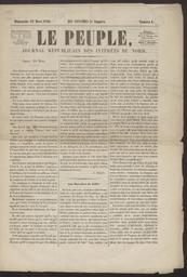 Le Peuple : Journal républicain des intérêts du Nord