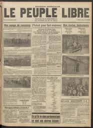 Le Peuple libre : journal de la République du travail et de la paix [puis] Hebdo de la Section Lilloise du Parti Socialiste S.F.I.O.