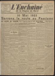L'Enchaîné : organe de la région communiste du Nord / gérant : Arthur Ramette