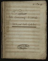 Septuor // delle convenienze Teâtrali // del Signor Carlo Guglielmi