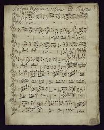 Simphonie périodique à deux violons alto et basse deux hautbois et deux cors composée par J. Haydn