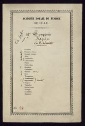 N° 34 simphonies périodiques à plusieurs instruments composées par J. Hayden