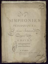 N° 8 simphonies périodiques à plusieurs instruments composée par J. Haydn