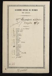 N° 48 simphonies périodiques à plusieurs instrumens composées par J. Haydn