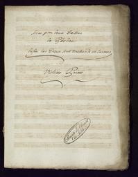 P. 139 // Scène pour deux dessus // de phèdre // Enfin les Dieux sont touchés de vos larmes