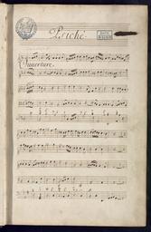 Psyché // 8°. opera composé par M. de Lully en 1698, les paroles // sont de Thomas Corneille
