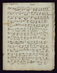 Page III // duo d'Euphrosine // pour un dessus et haute contre // gardez vous de la jalousie
