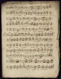 O toi qui règne sur mon âme // Ariette, à 12 parties obligées // deux violons 2 oboe // 2 cors 2 trompettes et timballes ad libitum // alto fagotto è basso continuo