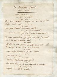 La chercheuse d'esprit // opéra comique