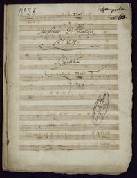 N° 28 // Simphonie d'Haydn // N° 27 // partition