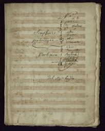 N° 23 // Simphonie // périodique // partition // del Sig.r haydn