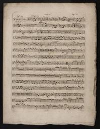 N° 51 simphonie pour orchestre composée par J. Haydn édition revue et corrigée