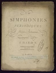 N° 20 simphonies périodiques à plusieurs instrumens composée par J. Haydn