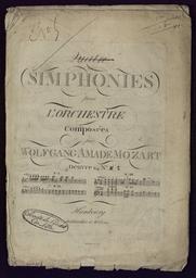 Quatre simphonies pour orchestre composées par Wolfgang Amade Mozart œuvre 64 n° 2