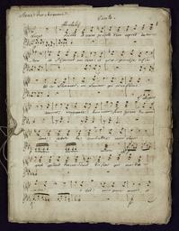 1er acte de Chimène // ariette et duo // Scène de Chimène // pour un dessus // faibles et vains projets