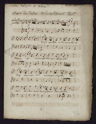 Chœurs divertissements // et ariettes // d'œdipe a colone // allez régner, jeune princesse