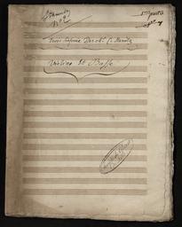 Trois sinfonie Par Mr C. Stamitz