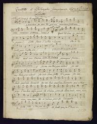 Quartetto il Philosopho imaginario // del signor Paisiello
