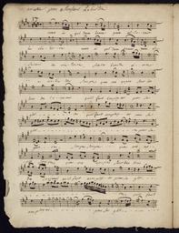 Ariette par monsieur Leberton (sic)