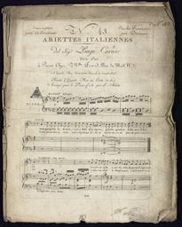 N° 43 ariettes italiennes del Sigr Caruso