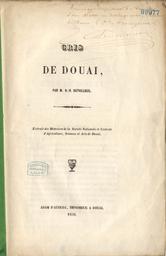 Cris de Douai / par M. H. R. Duthilloeul | Duthilloeul Hyppolyte-Romain-Joseph