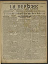 La Dépêche : journal quotidien de la région du Nord / gérant A. Leleux