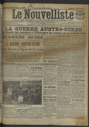 Le Nouvelliste du Nord et du Pas-de-Calais / Gérant: D. Prévost